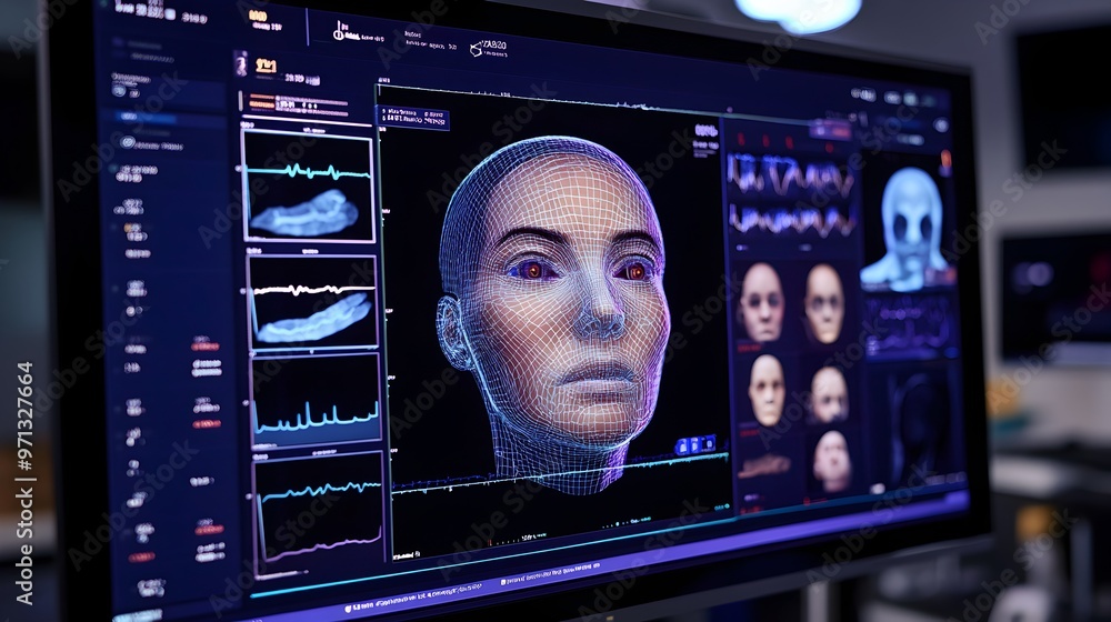 Poster This visually striking digital twin dashboard demonstrates the power of advanced data analytics and visualization technologies. Featuring an array of interactive graphs,charts,and information panels.