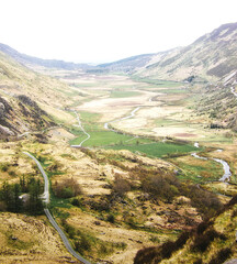 Mountain landscape in Snowdonia