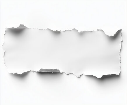 Pergamino blanco sobre fondo blanco
