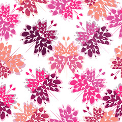 butterflies design set of watercolor Butterflies vector illustrations.Butterflies vector cartoon seamless pattern on a white background. Seamless pattern of colorful butterfly on a white background.