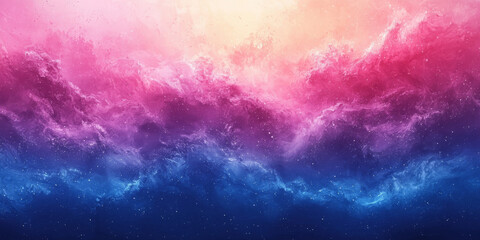 Obraz premium Abstract background with pink, purple and blue clouds.
