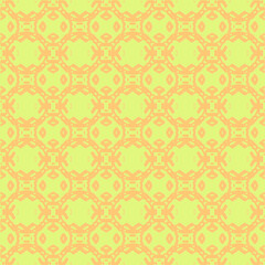 Seamless vintage pattern with an effect of attrition. Vintage decorative elements. 