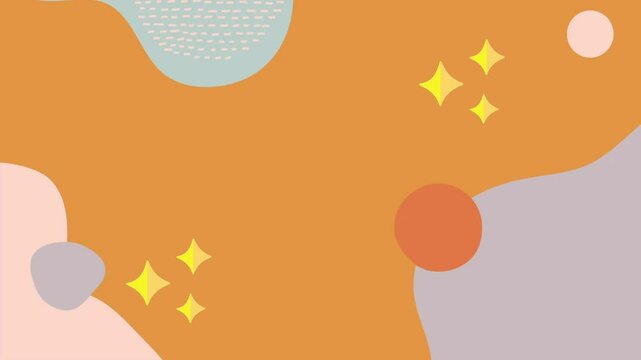 Simple orange background for video