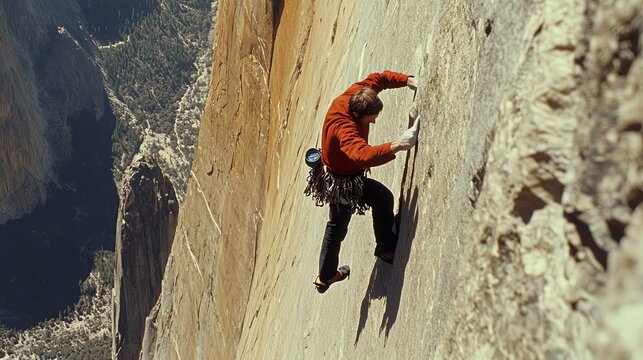 Rock Climbing on El Capitan