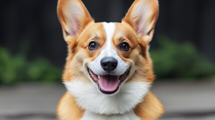 A dog eagerly participating in a pet agility course at a promotional event shot at eye level angle