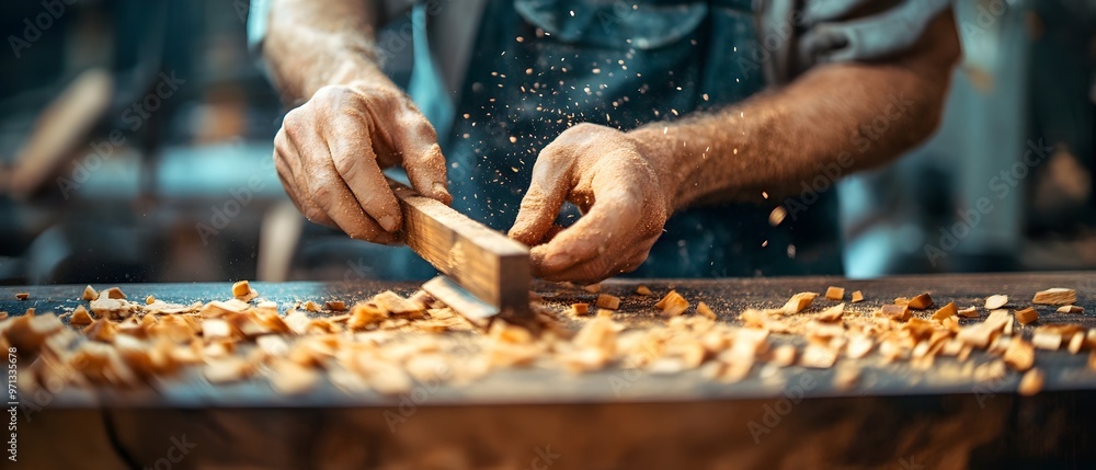 Poster skilled craftsmanship techniques showcase expert methods used to produce crafted items in photograph