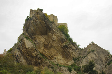 Roccascalegna - Abruzzo - The medieval castle symbol of the small Abruzzese village