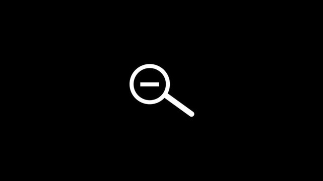 zoom in icon or logo isolated sign symbol illustration - high quality white style icons
