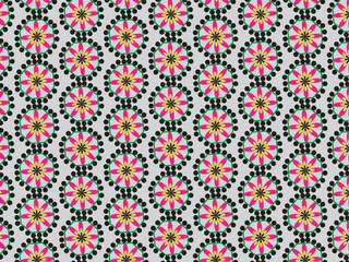 flower round pattern 