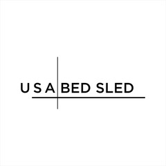 USA Bed Sled Logo Design