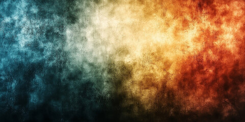 Fototapeta premium Abstract grunge background with blue, yellow, and red colors.