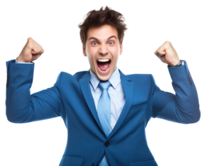 PNG Shouting adult surprised accessory.