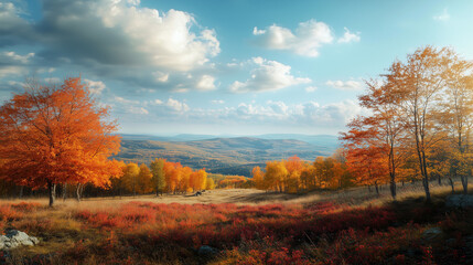 Fototapeta premium Autumn in the forest