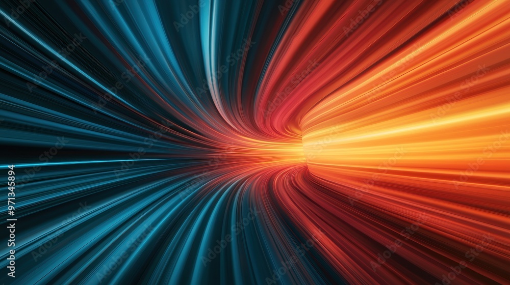 Poster dynamic abstract background with vibrant colors, showcasing movement and energy in a stunning light 