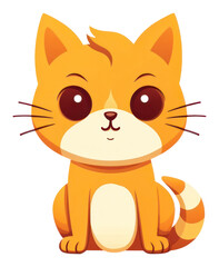 Obraz premium PNG Cartoon mammal animal cute.
