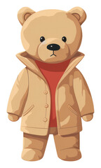 Fototapeta premium PNG Teddy bear mammal representation creativity.