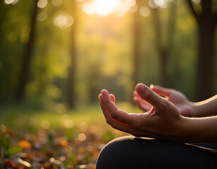 yoga in the park