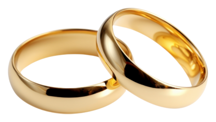 PNG Gold wedding rings jewelry white background togetherness.