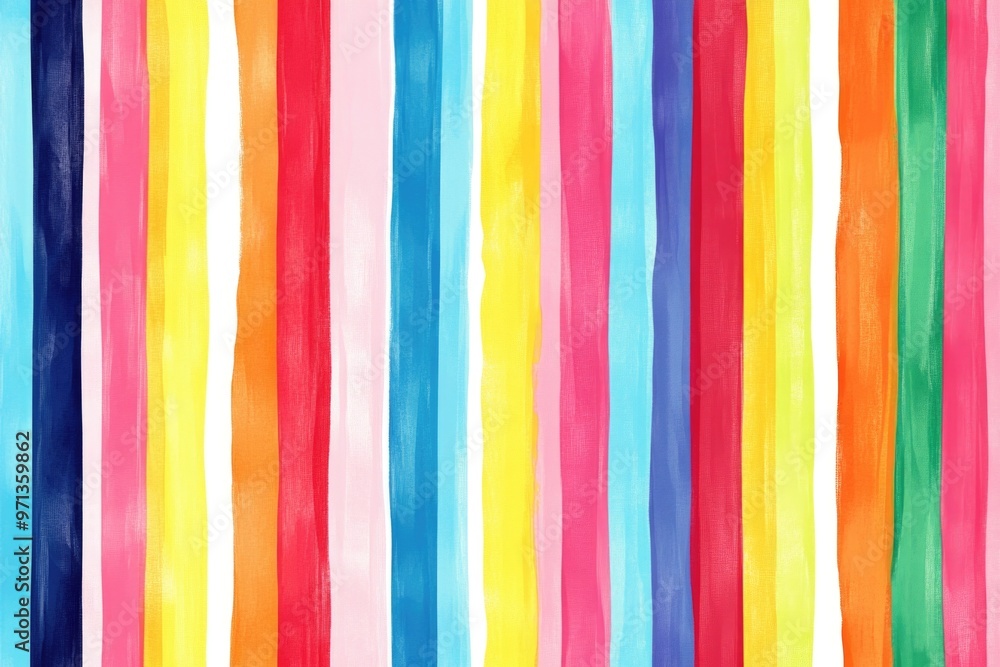 Poster a colorful striped background with a rainbow of colors. the colors are bright and vibrant, creating 