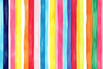 A colorful striped background with a rainbow of colors. The colors are bright and vibrant, creating a cheerful and lively atmosphere. The stripes are of different widths