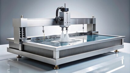 High precision water jet cutting machine for various materials