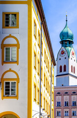 old town of Rosenheim - bavaria