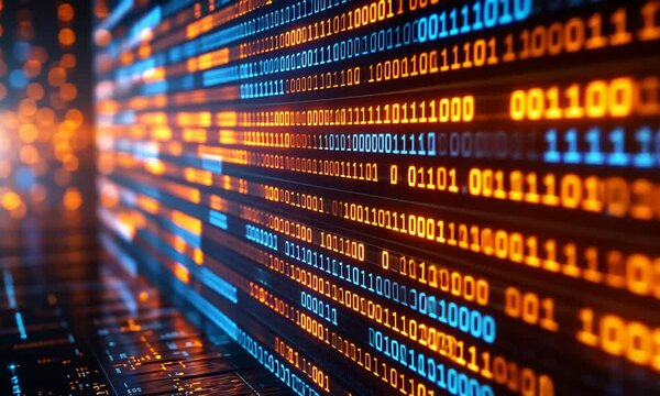 Binary Code Digital Abstract