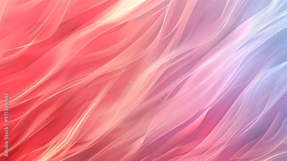 Poster A mesmerizing abstract artwork featuring swirling, vibrant red and pink hues that resemble a celestial nebula. The ethereal glow and gentle movement create a captivating and otherworldly experience.