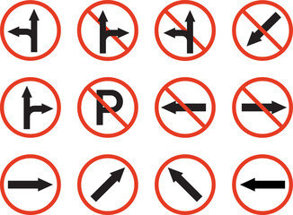 road sign collection