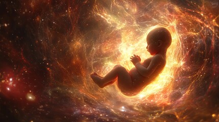 Cosmic Beginning: A Baby in the Womb of the Universe