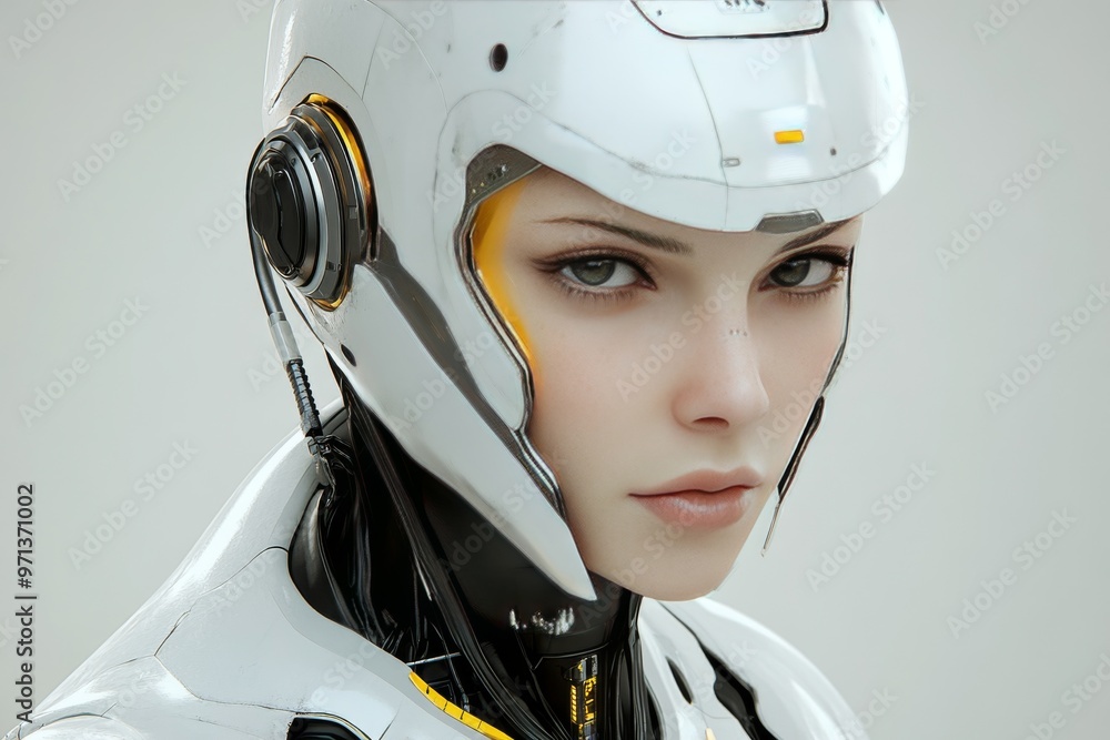 Poster deep learning autonomous systems brain chip machine learning and intelligent systems female humanoid