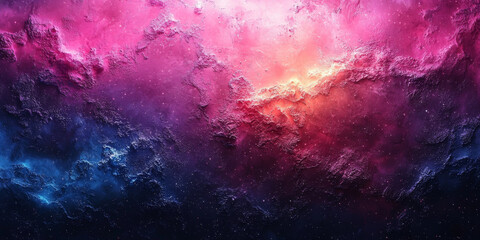 Fototapeta premium Abstract cosmic background with pink and blue hues.
