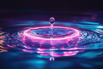 Tropfen Fotografie von Tropfen in Wasser