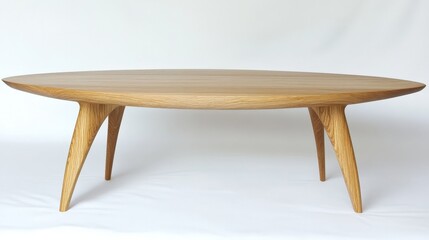 Fototapeta premium Modern Wooden Coffee Table Design.