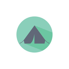 Fototapeta premium Tent Flat Icon Vector. Flat Icon.