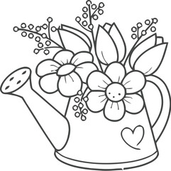 Flower Coloring Pages