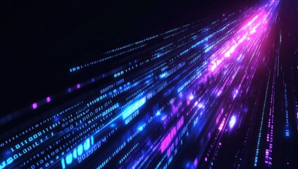 Obraz premium Digital Data Stream