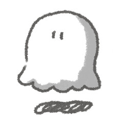 ハロウィンイラスト(おばけ) © AKIRA!