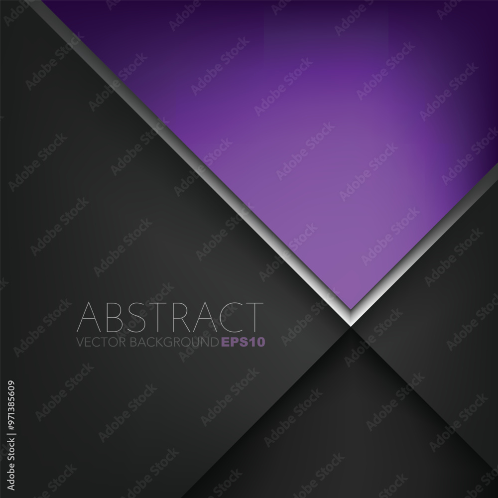 Poster graphic geometric triangle overlap vector layer background for text and message design
