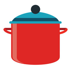 Cooking Pot Vector illustration.