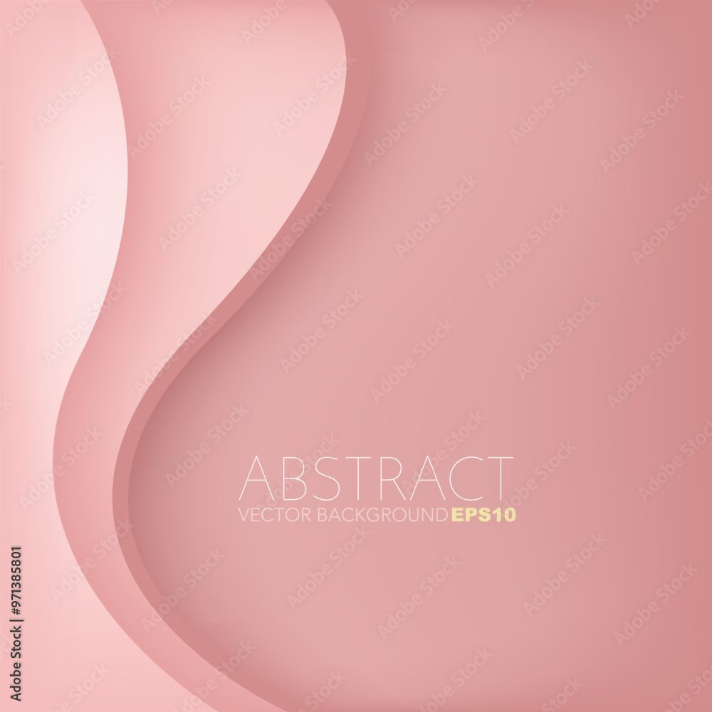 Poster graphic vector curve line overlap background for text and message design