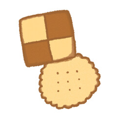 スイーツイラスト(ビスケット)