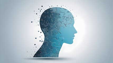 Obraz premium World Alzheimer’s Day , Know Dementia, Know Alzheimer's, graphic illustration for Alzheimer's awareness, copy space 