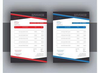  Professional business invoice template design