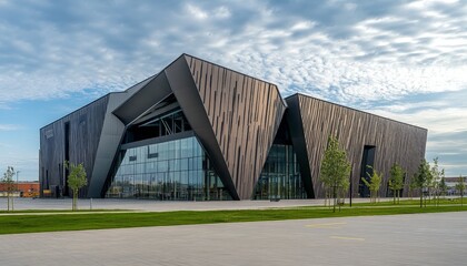 Fototapeta premium Modern Architecture Building.