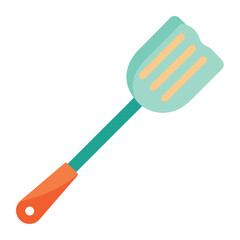 Spatula Vector icon illustration.