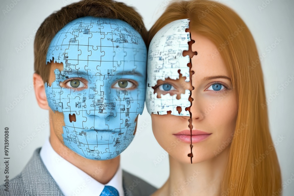 Poster biological interface synthetic brain cybernetic cognition neural fusion and ai neural human couple w