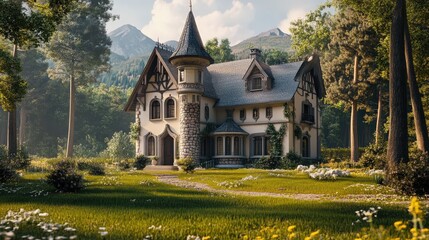 Obraz premium beautiful house
