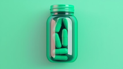 Obraz premium Detox capsules