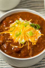 Mexican Homemade Beef Chili Con Carne